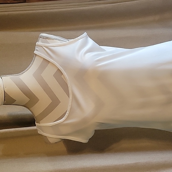 Sterling Styles Vintage slip dress White Tank style made in India one size - Picture 2 of 6